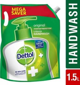 Dettol Refill Original 1500 ml worth Rs.209 for Rs.180 – Amazon
