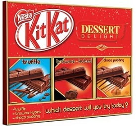 Nestle Kitkat Dessert Delight Bars (300gm x 2) worth Rs.300 for Rs.225 – Flipkart