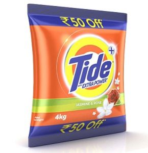 Tide Plus Extra Power Detergent Washing Powder 4 kg worth Rs.405 for Rs.328 – Amazon