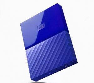 WD My Passport 1 TB Wired External Hard Disk Drive  (Blue) for Rs.3464 – Flipkart