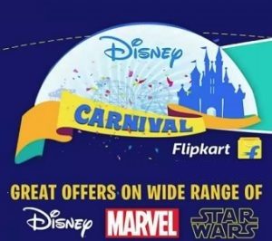 Disney Carnival: Kids Clothing, Bags, Toys, Watches, School supplies 30% – 70% off @ Flipkart
