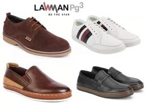 LAWMAN Pg3 Men’s Casual Shoes – Flat 50% – 76% off @ Amazon