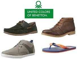 United Colors of Benetton (UCB) - Flat 50% - 80% Off on Shoes, Slippers