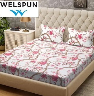bed sheet cotton double bed flipkart