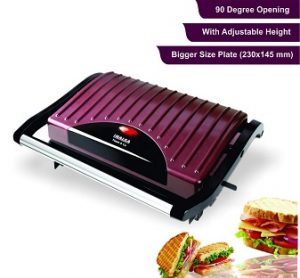 Inalsa Grill Toaster 700 Watt with Adjustable Height Feature
