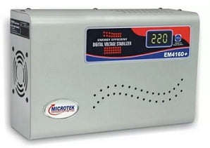 Microtek EM4160+ Digital Display For AC up to 1.5Ton (160V-285V) Voltage Stabilizer for Rs.1799 – Amazon
