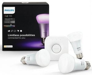 Philips Hue Starter Kit with 10W E27 Bulb worth Rs.20500 for Rs.8999 – Amazon