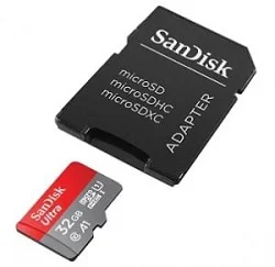 SanDisk Ultra 32 GB MicroSDHC Class 10 120 Mbps Memory Card