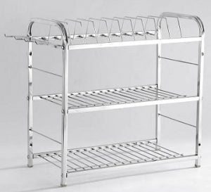 Stainless Steel Kitchen Rack 18.8 X 10 inches for Rs.911 – Amazon