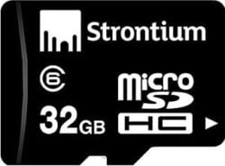 Strontium SR32GTFC10R 32GB Micro SDHC Class-6 Memory Card
