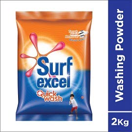 Surf Excel Quick Wash Detergent Powder 2 kg worth Rs. 400 for Rs. 296 – Amazon