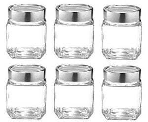 Treo by Milton Cube Jar 310 Ml Set of 6 for Rs.547 – Amazon