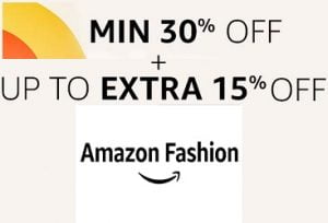 Amazon Basket Offer on Fashion Styles: Buy 2 Extra 10% Off | Buy 3 Extra 15% off (Valid till Today)