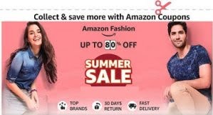 Amazon Extra Promotional Discount Coupons on Fashion Styles (Clothing, Shoes, Luggage & Bags)