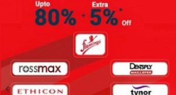 Medical & Health Devices: Up to 80% off + Extra 5% or Rs.100 Off @ Moglix