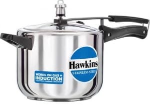 Hawkins Stainless Steel 5 L Induction Bottom Pressure Cooker worth Rs.3675 for Rs.3050 – Amazon