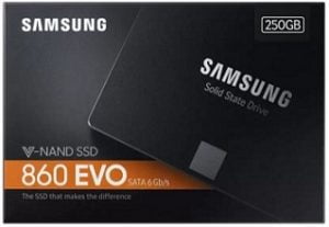 Samsung 860 Evo 250 GB Laptop Desktop Internal Solid State Drive (MZ-76E250BW)