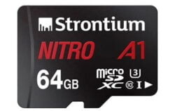 Strontium Nitro 64GB Micro SDXC Memory Card 85MB/s UHS-I U1 Class 10 High Speed for Rs.669 – Amazon