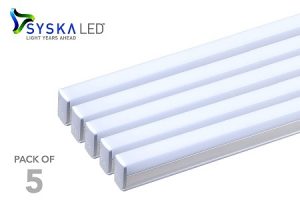 Syska 22-Watt LED Tubelight (Pack of 5) for Rs.1385 – Amazon