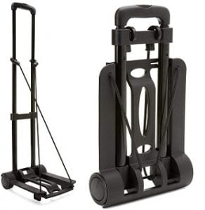 Foldable Travelling Collapsible Luggage Travel Trolley Cart for Rs.1099 – Amazon