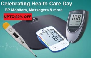 Flipkart Celebrating Healthcare Day: Up to 80% OFF on Glucometer, BP Monitors, Massagers and More