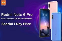 Redmi Note 6 Pro 4GB for Rs.11999, 6GB for Rs.13999 – Flipkart (Lowest ever price)