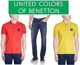 United Colors of Benetton Men’s Clothing – 55% -75% Off @ Amazon