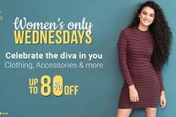 Women Only Wednesday Store: Clothing / Footwear & Accessories - Min 50% off