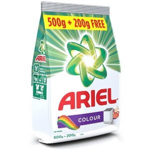Ariel Colour Detergent Washing Powder 700 g for Rs.173 – Amazon