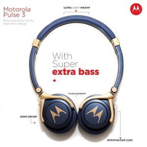 Motorola Pulse 3 Headphones with One Touch Amazon Alexa worth Rs.1599 for Rs.1035 – Amazon