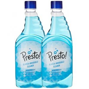 Presto! Glass and Household Cleaner Refill (500 ml x 2) for Rs.100 – Amazon