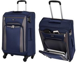 Solimo 68.5 cms Softsided Suitcase with TSA Lock for Rs. 3,299 – Amazon