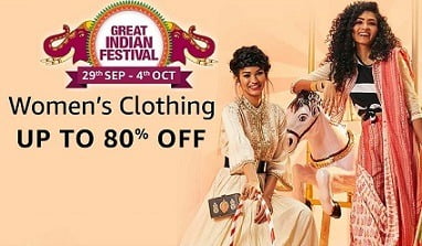 Women’s Clothing (Ethnic & Western) – Minimum 50% Off @ Amazon