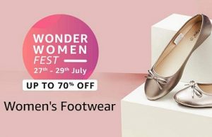 Women’s Footwear Fest: Up to 70% off @ Amazon
