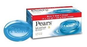 Pears Soft and Fresh Bathing Bar (125g x4) for Rs.312 – Amazon