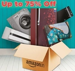 TV & Appliances up to 75% off  @ Amazon + Extra 10% off (Pre-paid Order)