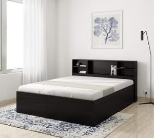 Solimo Mars Engineered Wood Queen Bed with Storage for Rs.14,699 – Amazon
