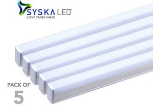 Syska SSK-T5-18 Watt LED Tube Light (Pack of 5)