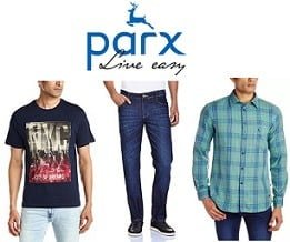 Parx (From the House of Raymond) Men’s Clothing – Minimum 60% Off @ Amazon