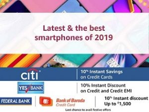 Amazon Festival Sale: Mobile Phones & Accessories up to 40% off + Extra 10% off with CITI Credit Cards (Vaild till 31st Oct)