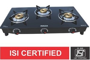 Inalsa Dazzle Glass Top, 3 Burner Gas Stove for Rs. 2,275 – Amazon
