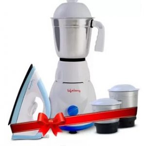Lifelong Power – Pro 500 W Mixer Grinder & 1100 W Dry Iron for Rs.1749 – Amazon
