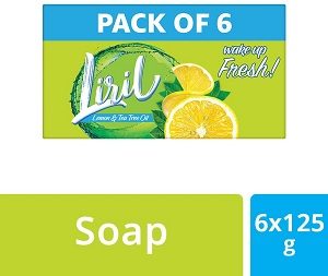 Liril Lemon & Tea Tree Oil Soap 125 g x 6 worth Rs.420 for Rs.192 – Amazon