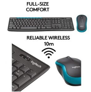 Logitech MK275 Wireless Keyboard and Mouse Combo for Rs.1282 – Amazon