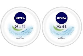 Nivea Soft Light Moistirising Cream 300 ml (Pack of 2)