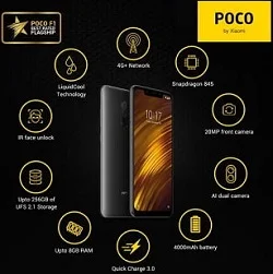 POCO F1 by Xiaomi (128 GB, 6 GB RAM)