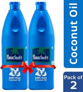 Parachute Coconut Oil, 600 ml each Pack of 2 worth Rs.500 for Rs.399 – Amazon
