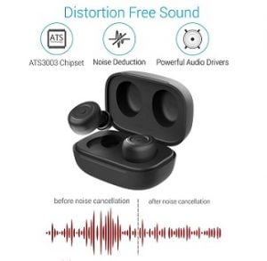 Portronics Harmonics Twins Mini HD True Bluetooth 5.0 Stereo Headphones