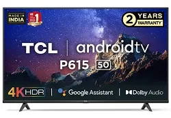 TCL 126 cm (50 inches) 4K Ultra HD Certified Android Smart LED TV for Rs.28,490 – Amazon
