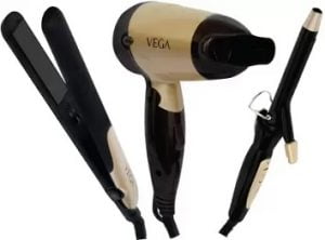 VEGA VHSS-03 (Miss Versatile Styling kit) Personal Care Appliance Combo for Rs.1299 – Flipkart